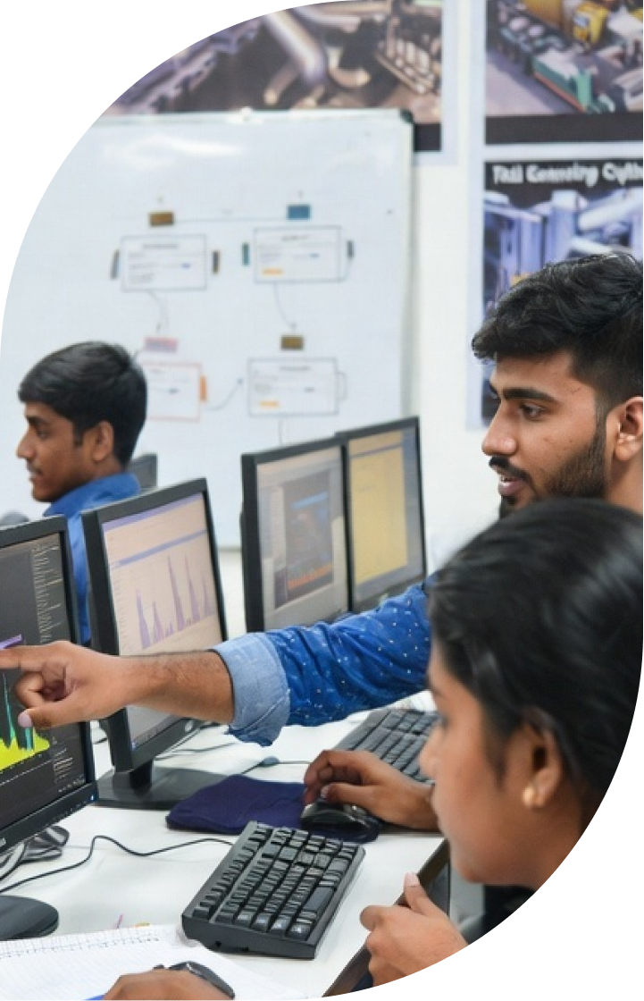 Engineers working on real data systems